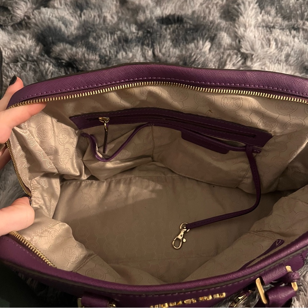 MICHAEL Michael Kors Purple Satchel Bag - Picture 3 of 3